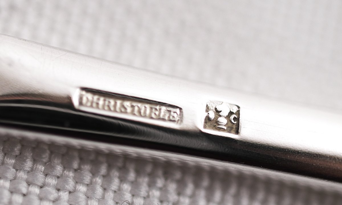 Christofle 12 Lobster And Shellfish Picks, Art Deco, In Excellent Condition.-photo-4