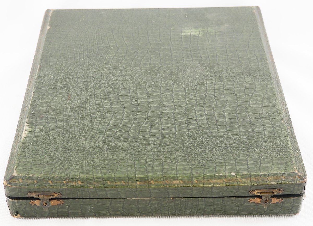 24 Silver-plated Metal Knives, Art Deco Style, 12 Table Knives + 12 Cheese, Dessert, Entremets Knives.-photo-8