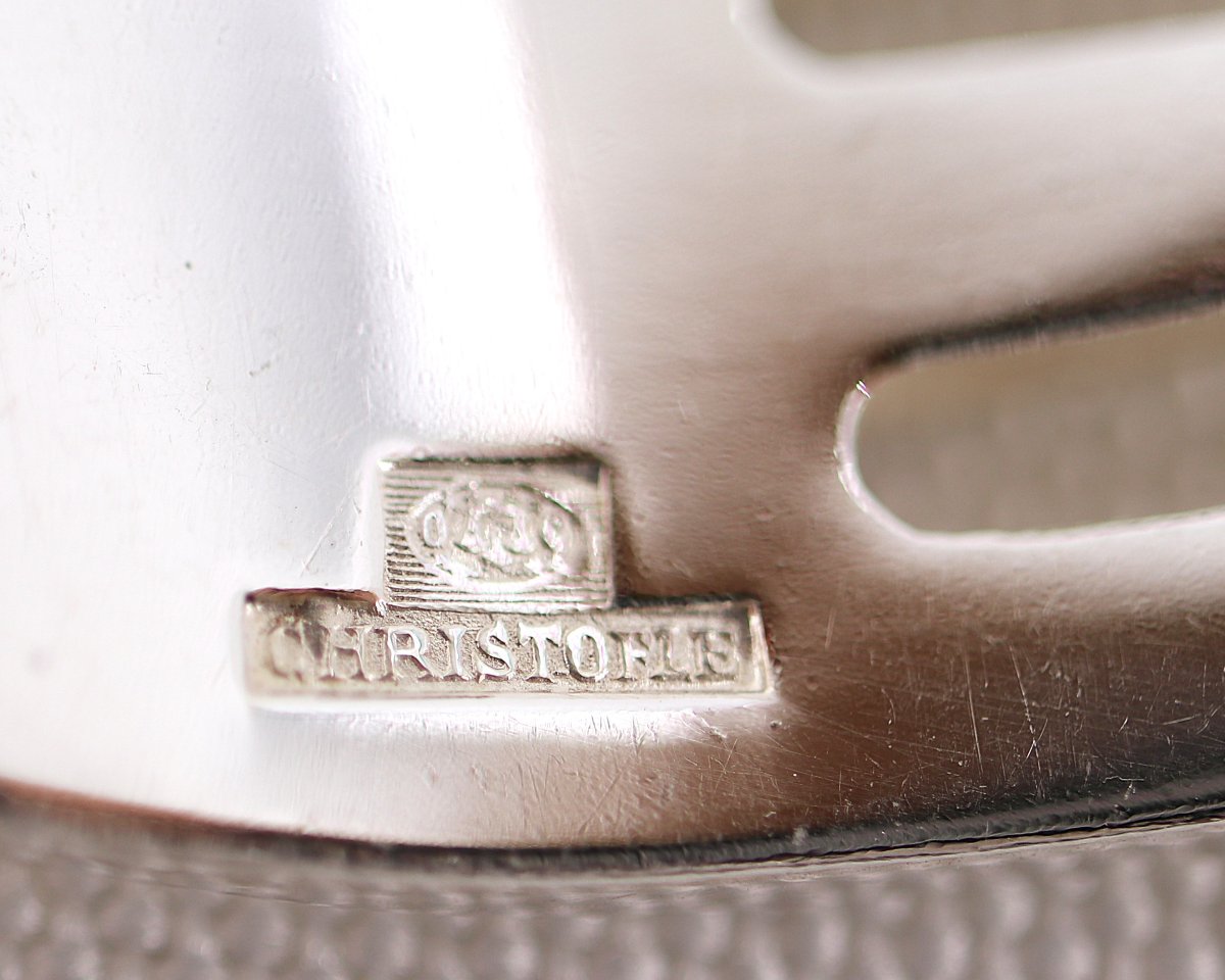 Christofle Vendôme Pattern, 37-piece Silver-plated Flatware Set, Excellent Condition.-photo-6