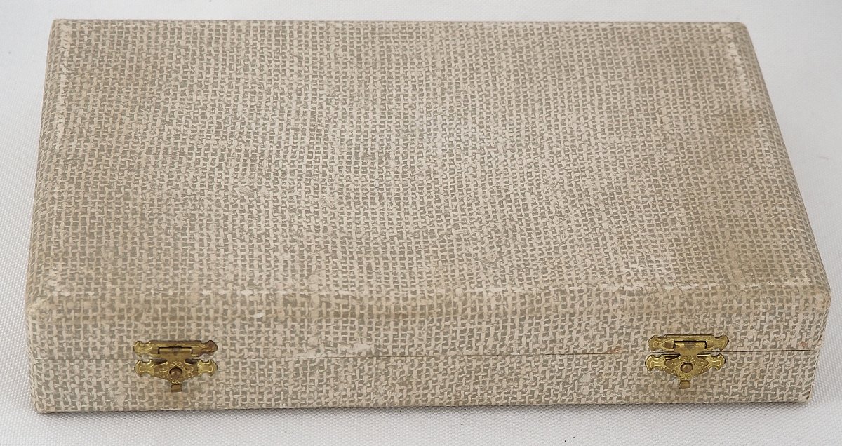 Christofle Rubans Model, 12 Silver-plated Metal Dessert Knives, For Entremets, Dessert, Cheese.-photo-6