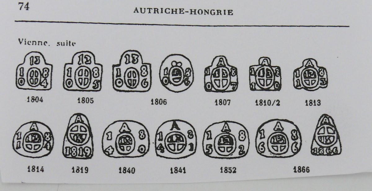 Decanter Base, Solid Silver Bottle Austria, Vienna, 1851, 130 G.-photo-5