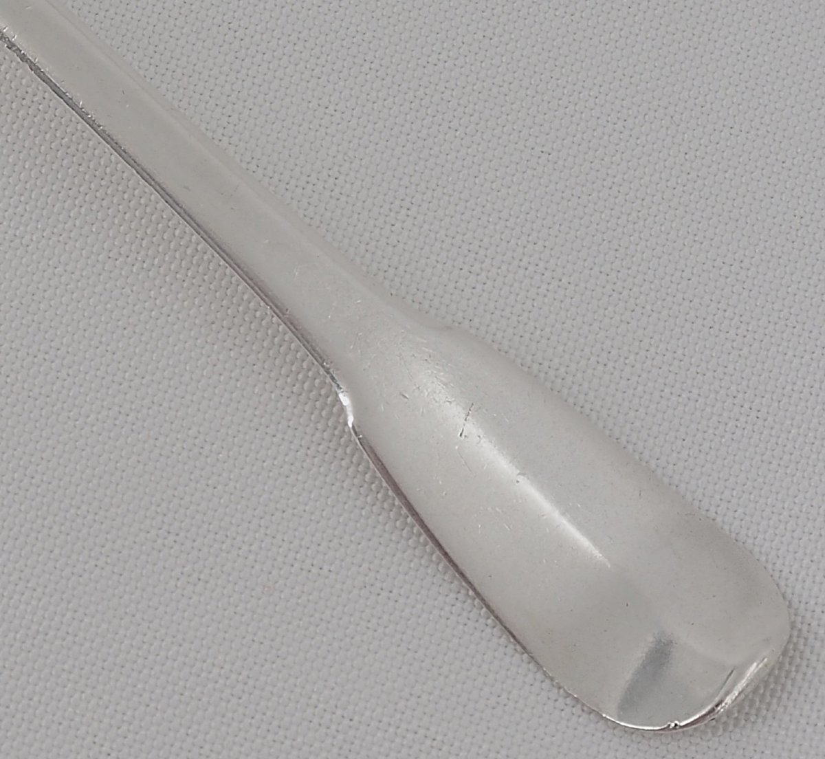 Table Spoon, Solid Silver 18th Century, Rat Tail, Paris 1727-32, Vincent Le Clerc.-photo-4