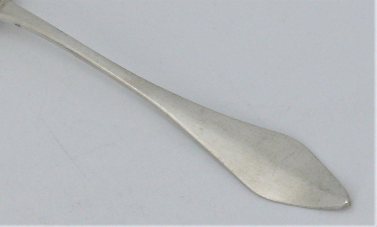 8 cuillères à café, moka, argent massif XVIIIe, Belge, très bon état.-photo-4