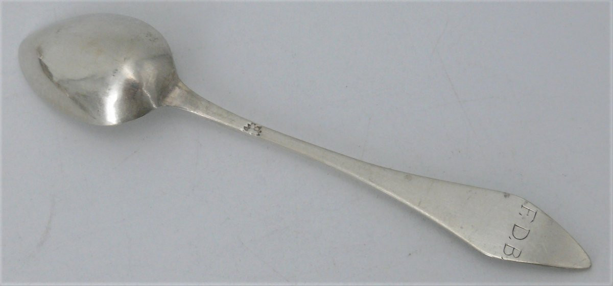 8 cuillères à café, moka, argent massif XVIIIe, Belge, très bon état.-photo-2