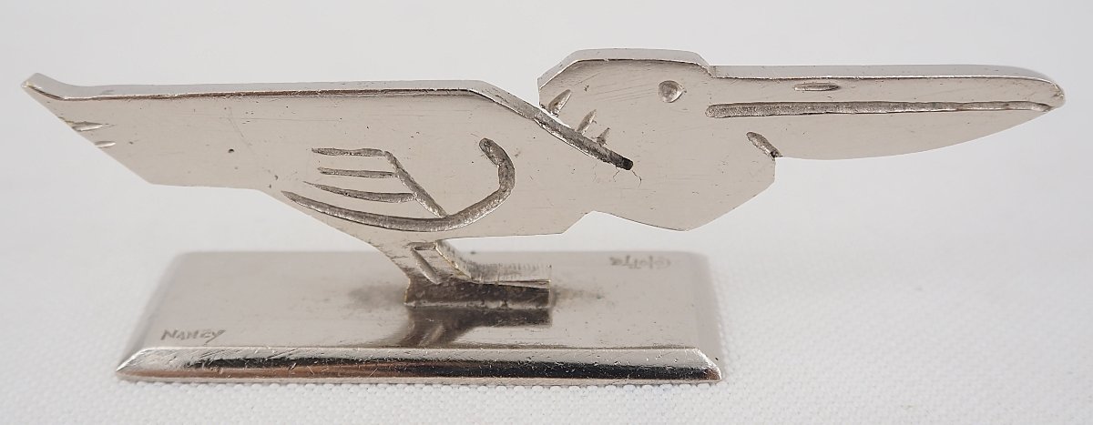 Aristide Colotte, 12 porte-couteaux animaliers, Art Déco, excellent état, écrin.-photo-2