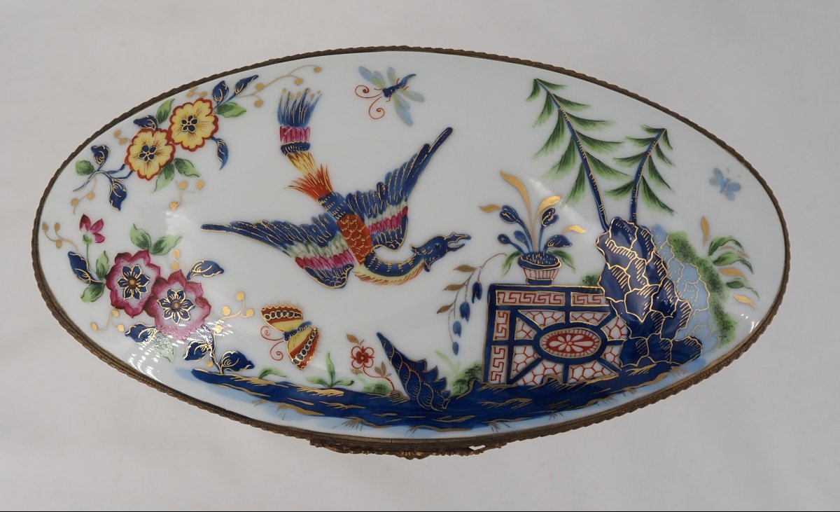 Le Tallec In Paris, Porcelain Bonbonnière, Signed, In Excellent Condition.-photo-4