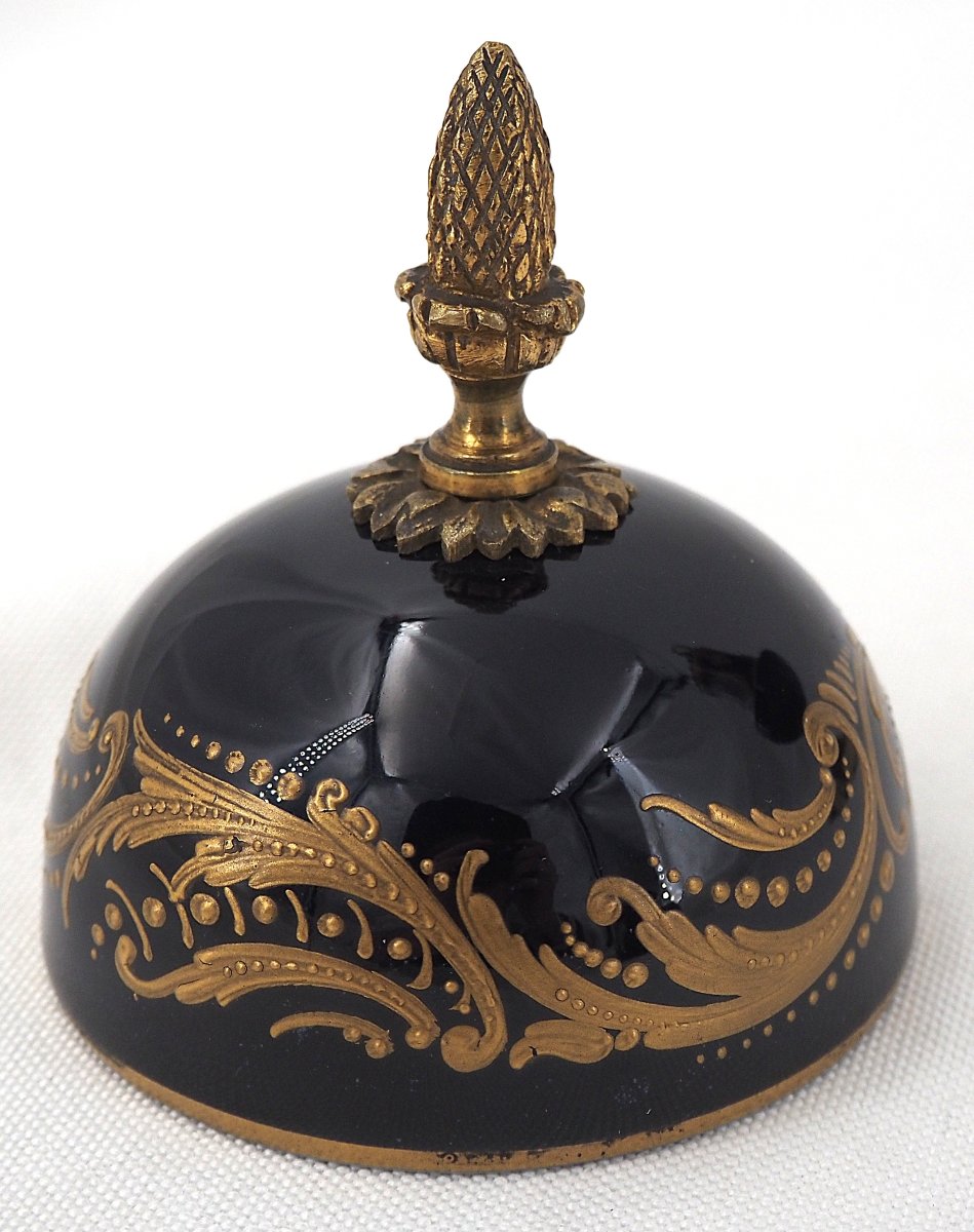Blue Porcelain Urn Vase From Sèvres, 1847, Louis Philippe, Tuileries Palace-photo-4