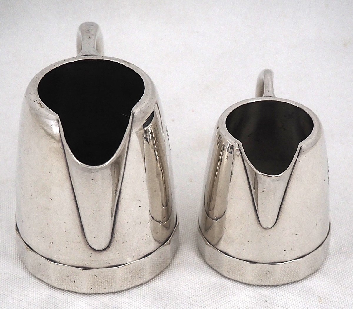 Hotel Silverware, Hôtel Cap Martin, Small Tea And Coffee Set, 4-piece Set, Silver-plated.-photo-5