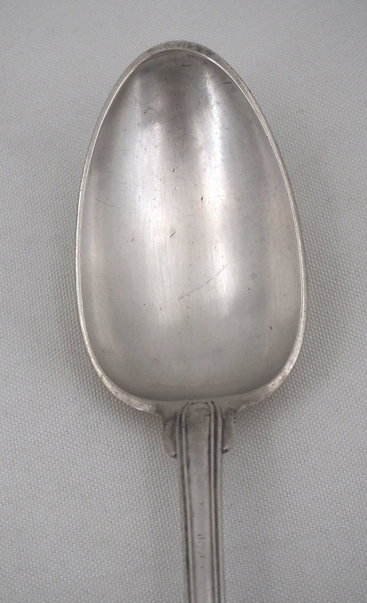 Stew Spoon, From The 18th-century Service, Solid Silver, Auch, Jean Affre, 32.6 Cm, 179 G.-photo-1