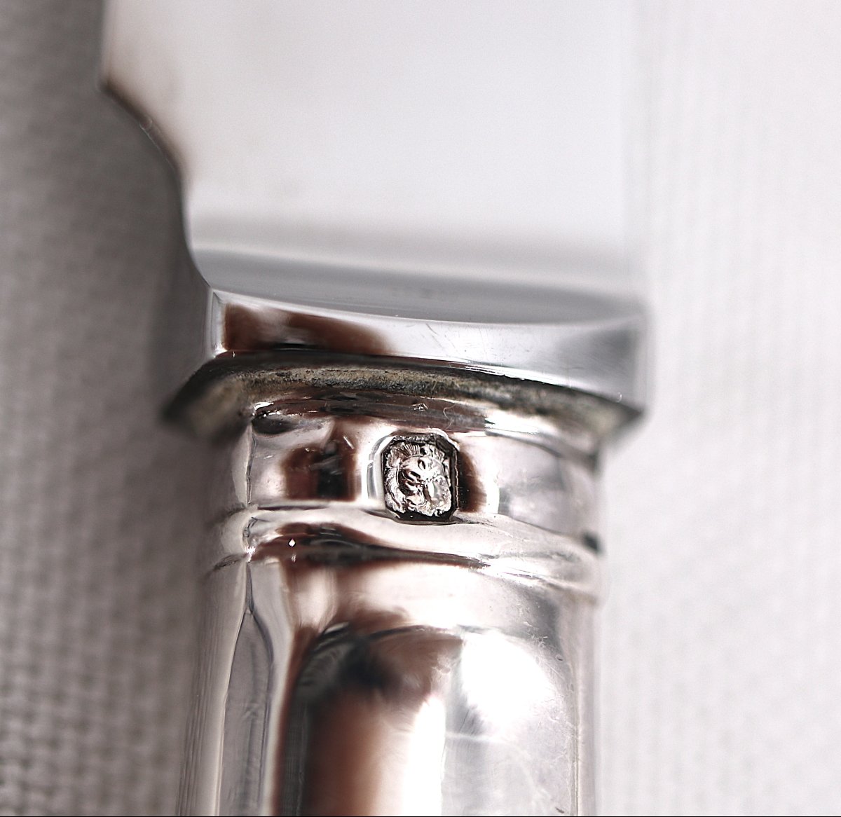 Cardeilhac, Christofle, 12 Cheese And Dessert Knives, Minerve Silver, Uniplat.-photo-5