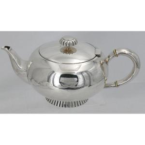 Wilkens Und Söhne, Teapot, Jug, Sterling Silver, Art Deco, Excellent Condition.