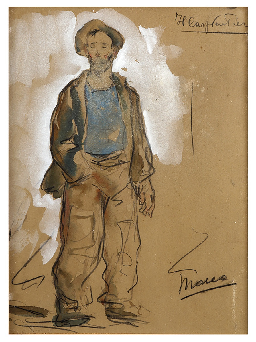 Le charpentier et la paysanne avec enfant -photo-2