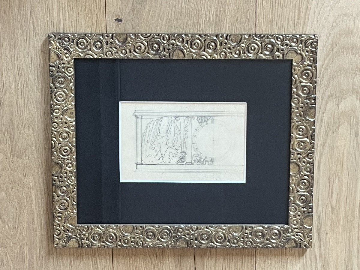 Étude pour un bas-relief ou un monument funéraire-photo-2
