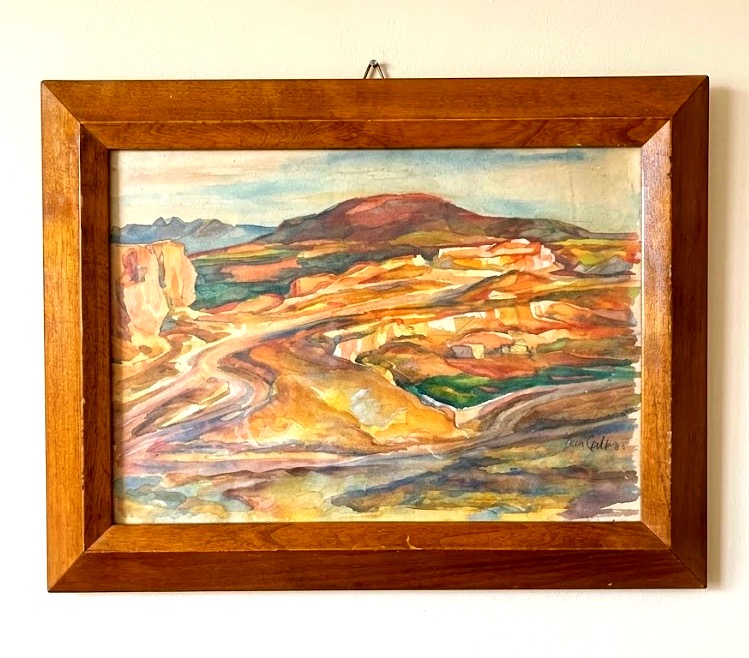 Paysage rocailleux italien 