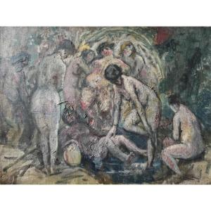Les bacchantes de Raoul Carré (1868-1933)