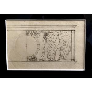 Étude pour un bas-relief ou un monument funéraire