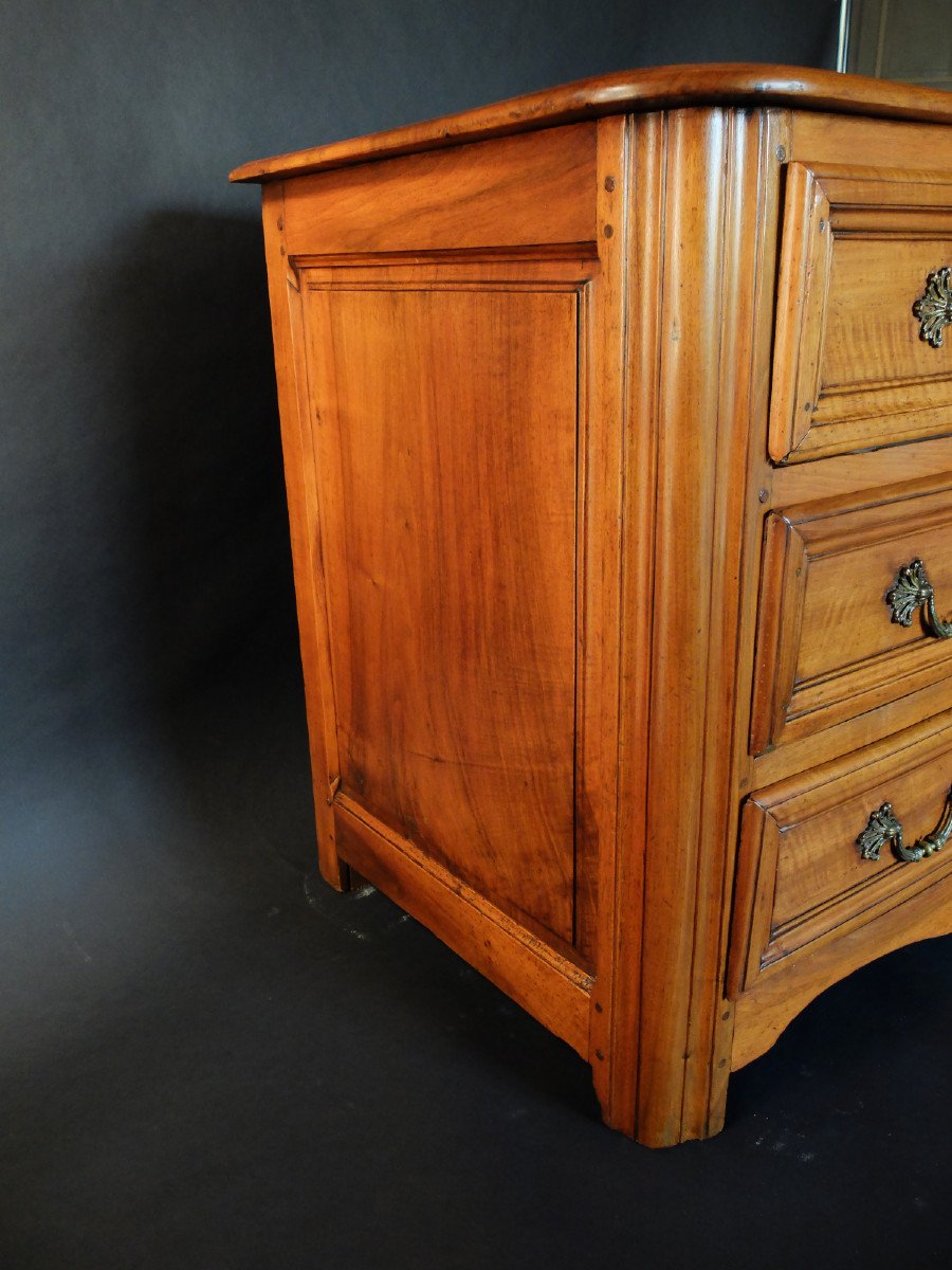 18th Century Chest Of Drawers In Walnut-photo-3