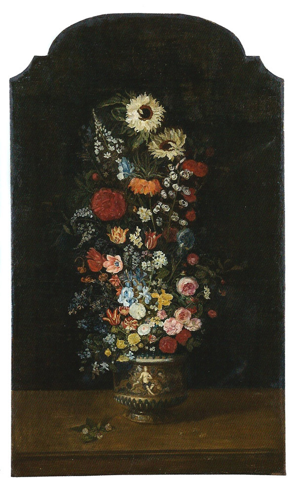 Paire De Bouquets De Fleurs Par Philippe De Marlier-photo-4