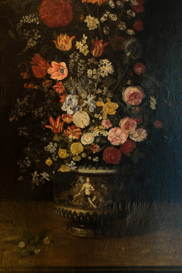 Paire De Bouquets De Fleurs Par Philippe De Marlier-photo-1