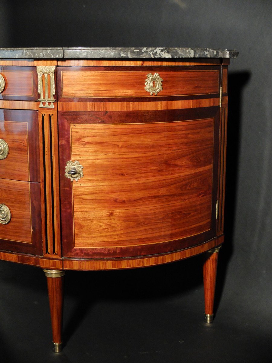Half-moon Chest Of Drawers Stamped By Fidelys Schey-photo-1