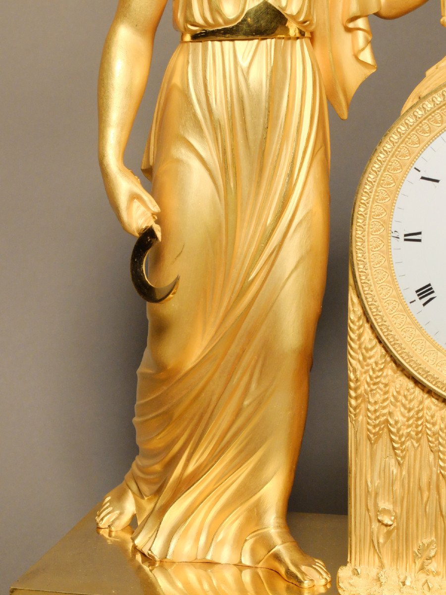 Pendulum Terminal Representing Ceres Or The Allegory Of Summer-photo-5