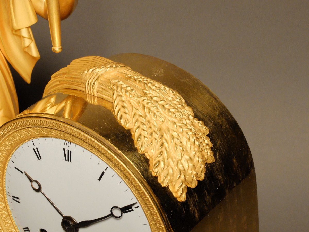 Pendulum Terminal Representing Ceres Or The Allegory Of Summer-photo-7
