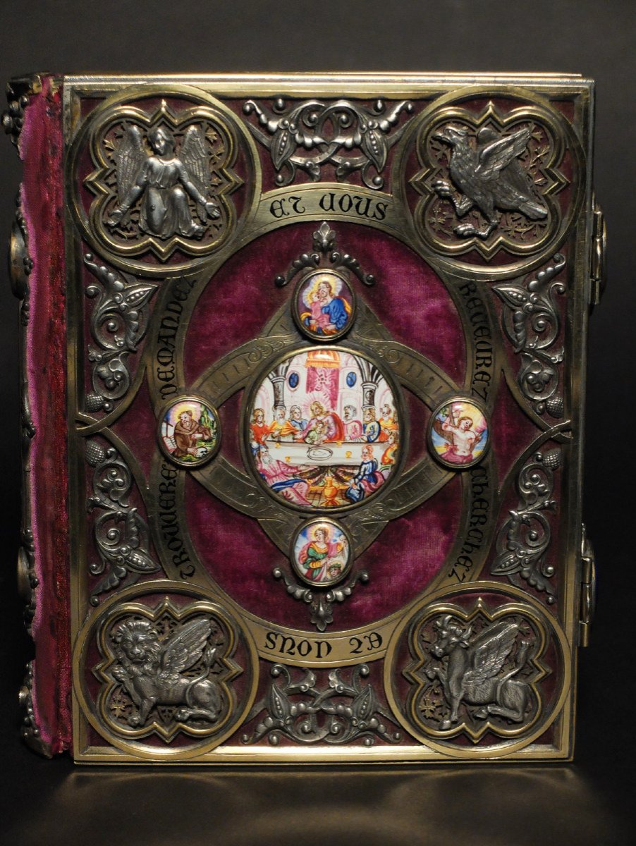 Book Of "hours Of The Middle Age", Gruel & Engelmann, Paris 1862-photo-2