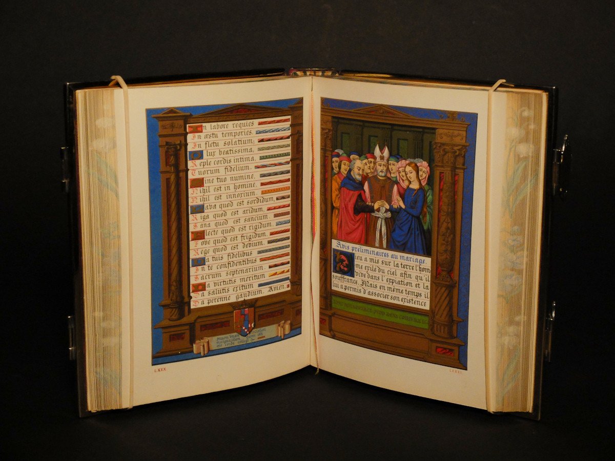 Book Of "hours Of The Middle Age", Gruel & Engelmann, Paris 1862-photo-7