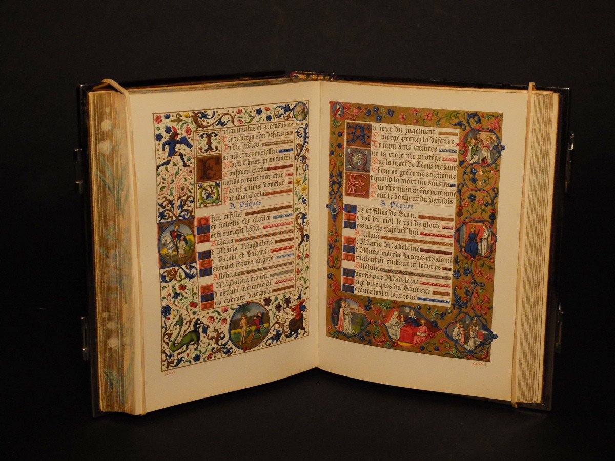Book Of "hours Of The Middle Age", Gruel & Engelmann, Paris 1862-photo-8