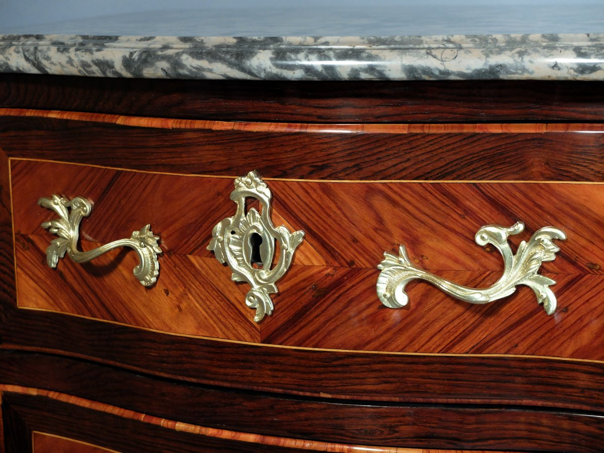 Commode d'entre-deux d'époque Louis XV-photo-1