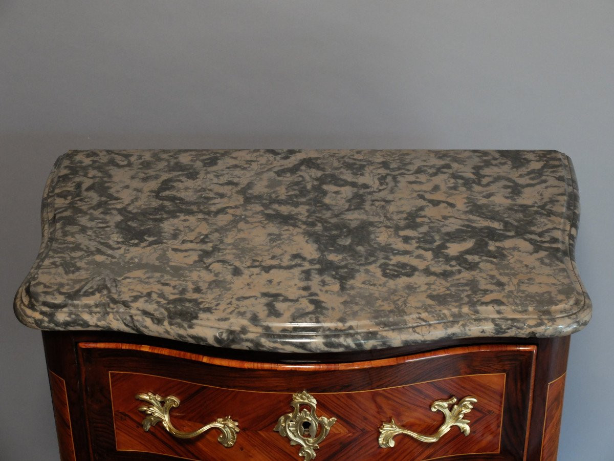 Commode d'entre-deux d'époque Louis XV-photo-3