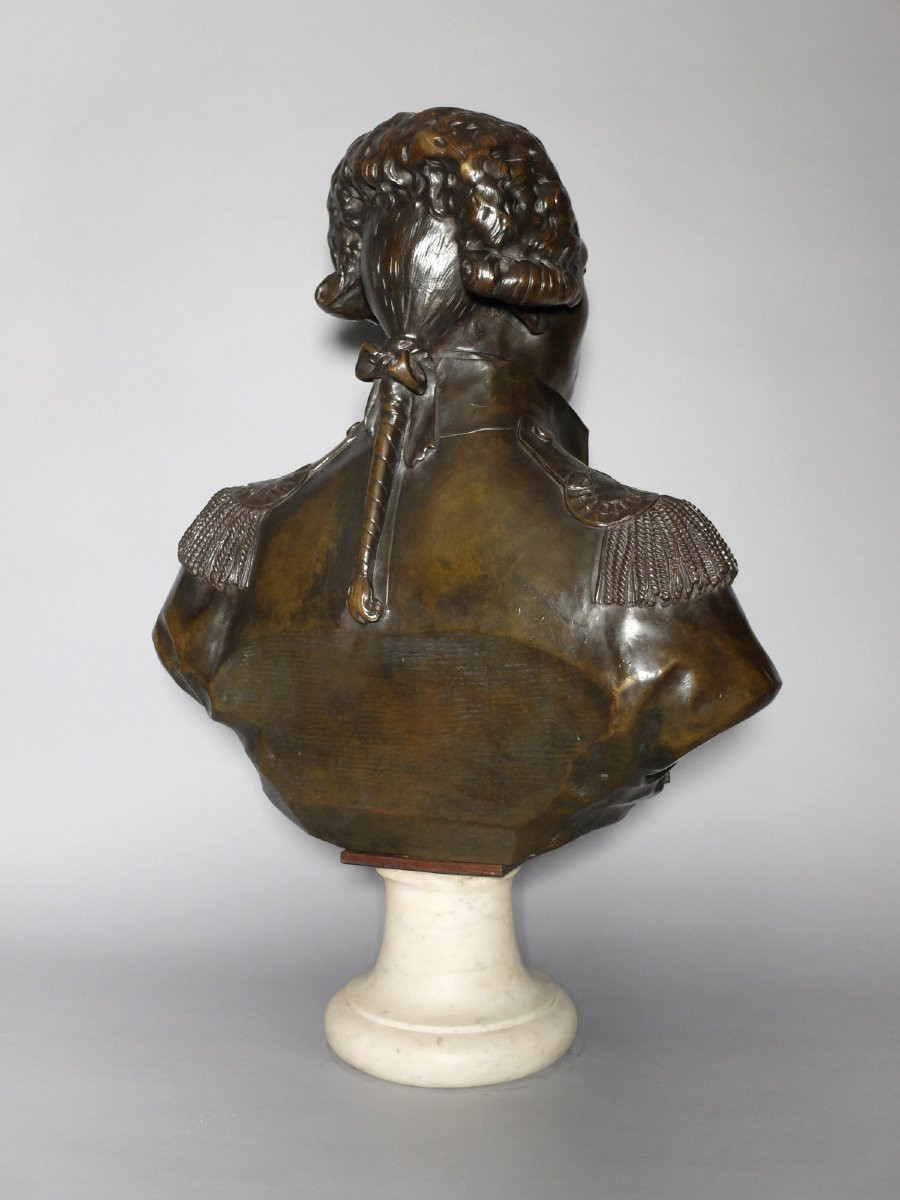Buste du Marquis de La Fayette par Jean-Antoine Houdon-photo-4