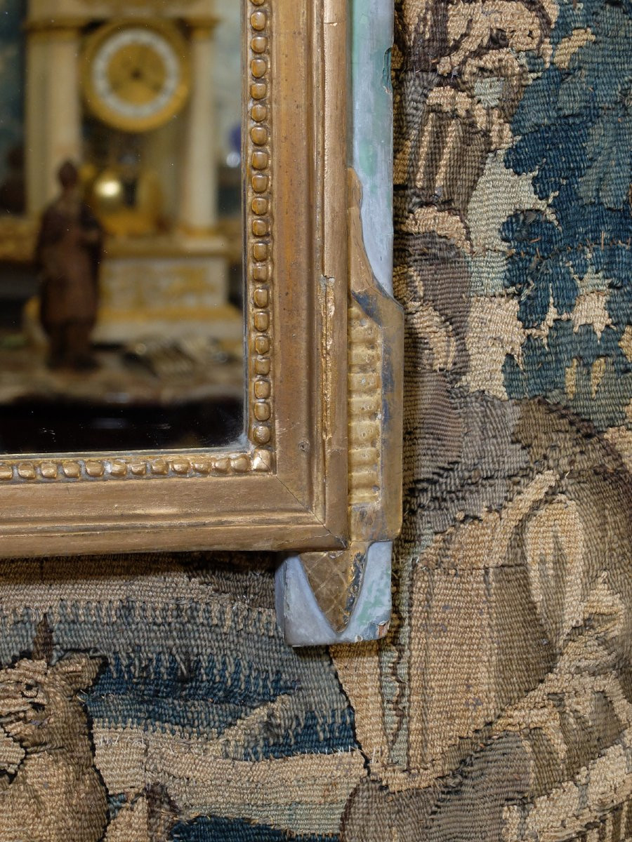 Miroir d'époque Louis XVI aux oiseaux-photo-4
