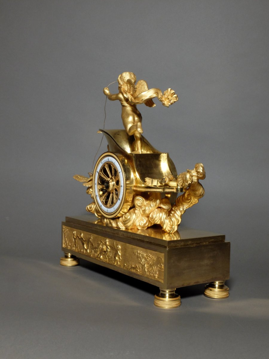 Empire Period Chariot Clock-photo-2