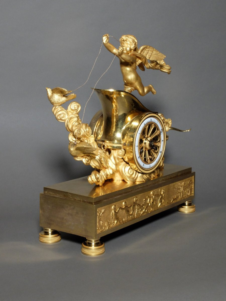 Empire Period Chariot Clock-photo-3