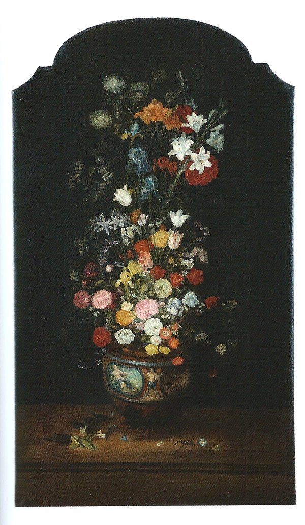 Pair Of Large Bouquets Of Flowers By Philippe De Marlier-photo-2