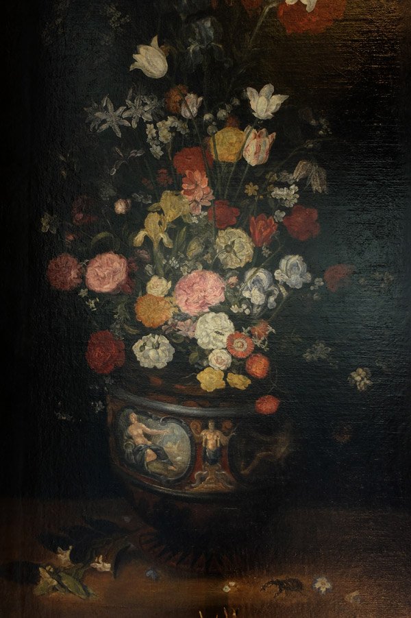Pair Of Large Bouquets Of Flowers By Philippe De Marlier-photo-3