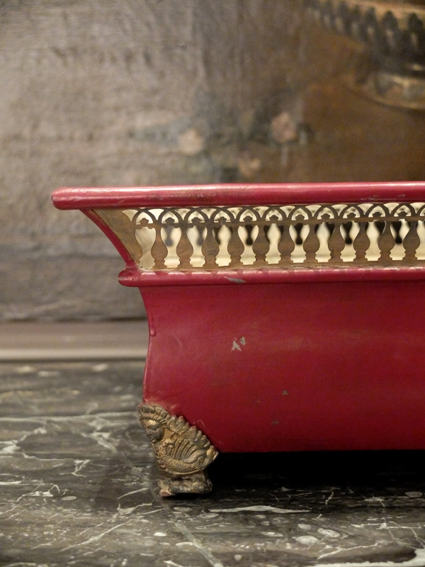 Pair Of Planters Sheet Metal - XIXth Century-photo-2
