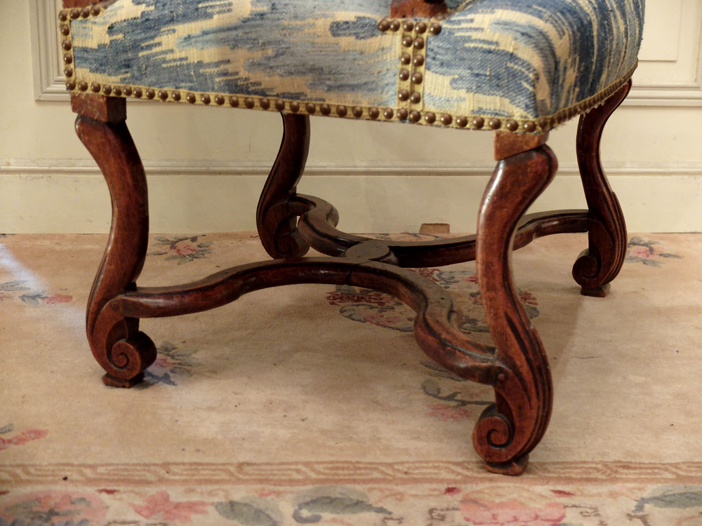 Paire de fauteuils d'époque Louis XIV-photo-2