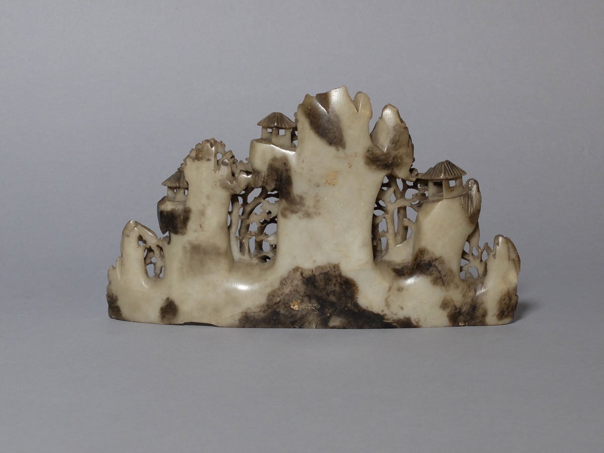 Chinese Landscape - Jade Group, Late Qing Dynasty-photo-2