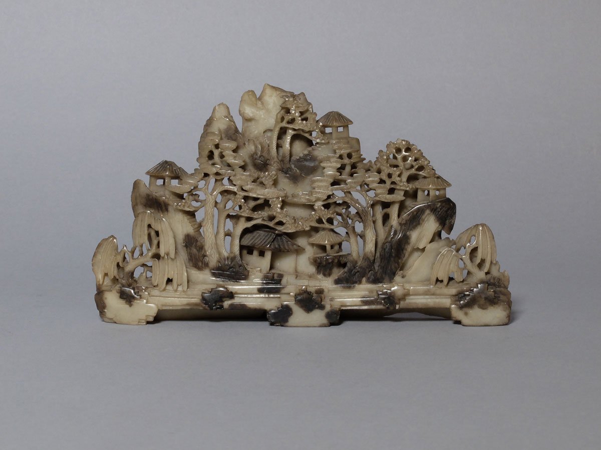 Chinese Landscape - Jade Group, Late Qing Dynasty