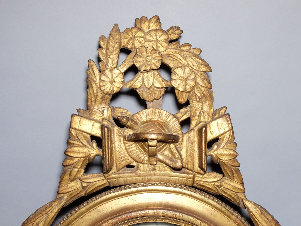 Medallion Barometer, Louis XVI Period-photo-4
