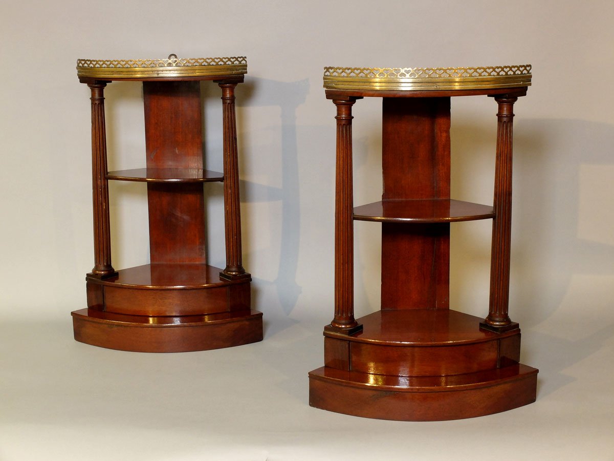 Pair Of Neo-classical Corner Shelves