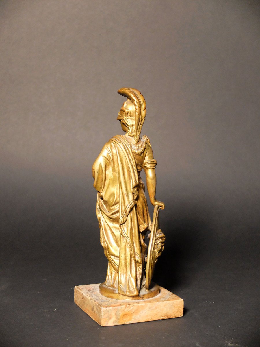 Paire de bronzes italiens - Minerve et Judith-photo-3