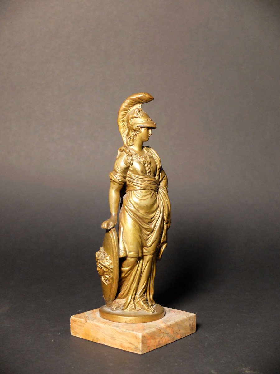 Paire de bronzes italiens - Minerve et Judith-photo-1