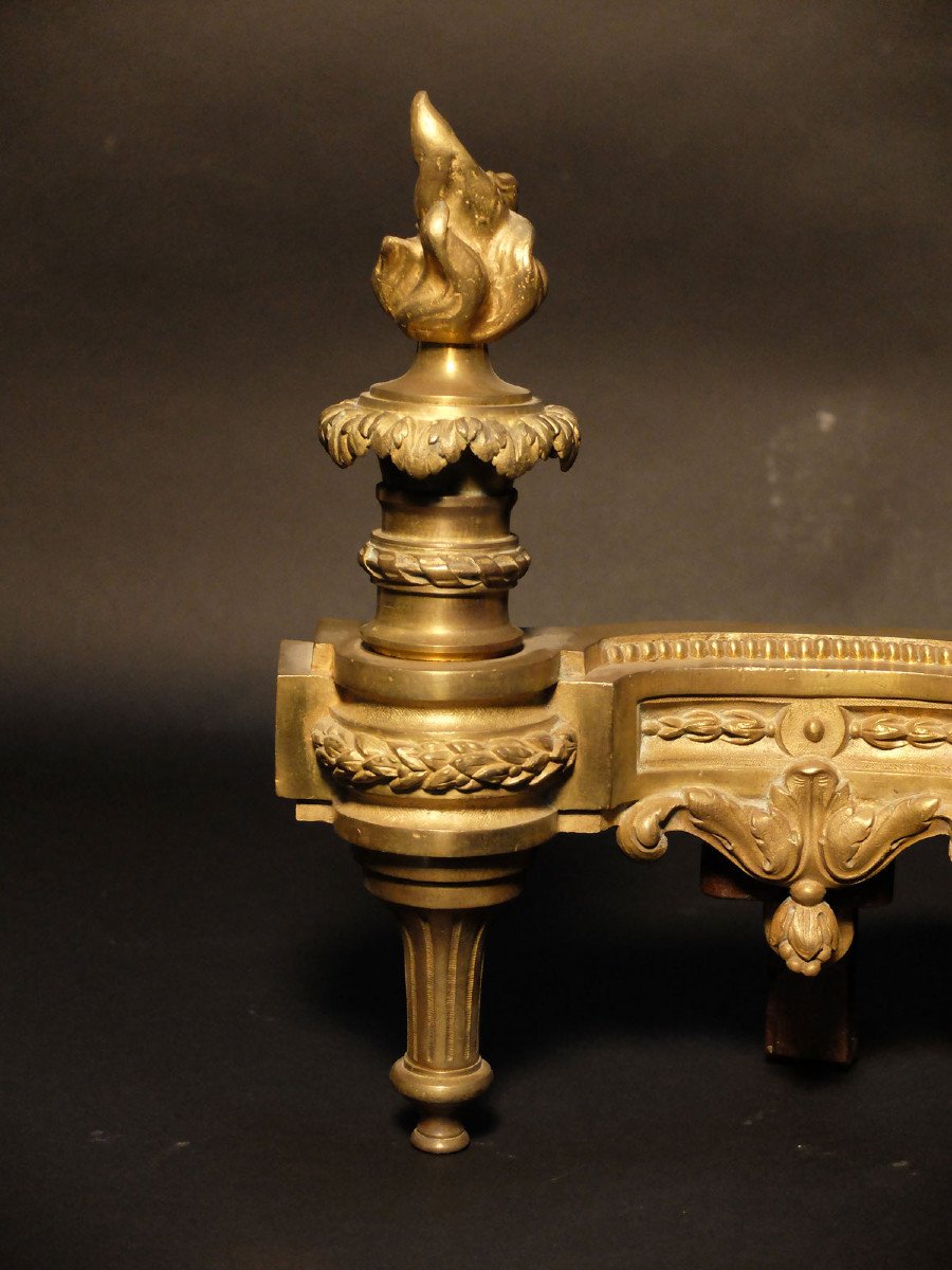 Pair Of Louis XVI Andirons-photo-4