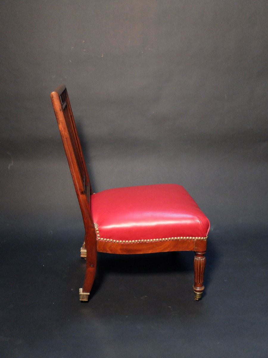 Japanese Fireside Chair From The Restoration Period-photo-3