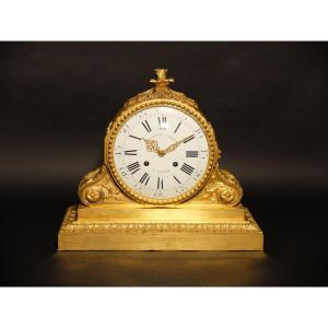 Cardboard Maker's Clock By Etienne Lenoir, Louis XVI Period