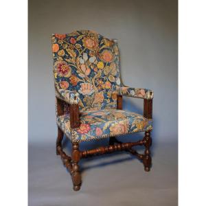 Louis XIII Period Rack And Pinion Armchair