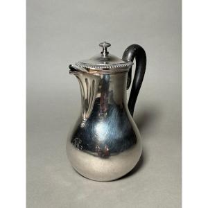 A Bulbous, Solid Silver Ewer, Hallmarked With The Old Man
